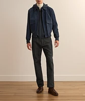 Straight-Fit Cotton-Silk Denim Jeans