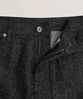 Straight-Fit Cotton-Silk Denim Jeans