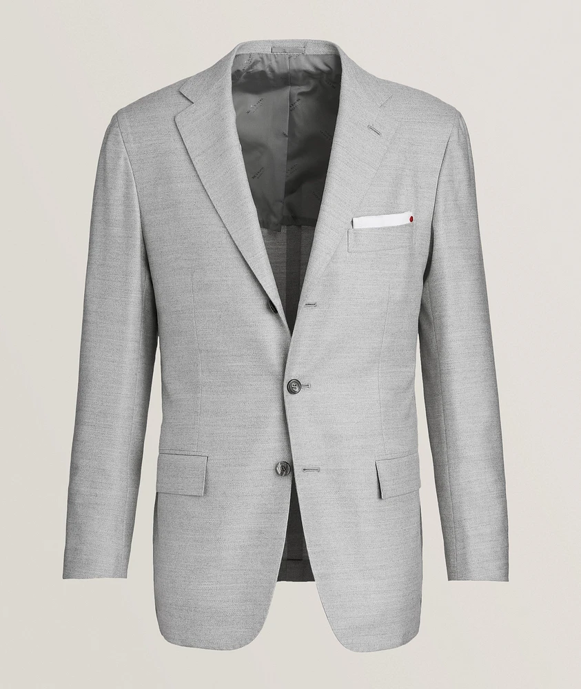 Hopsack Wool-Cashmere Sport Jacket