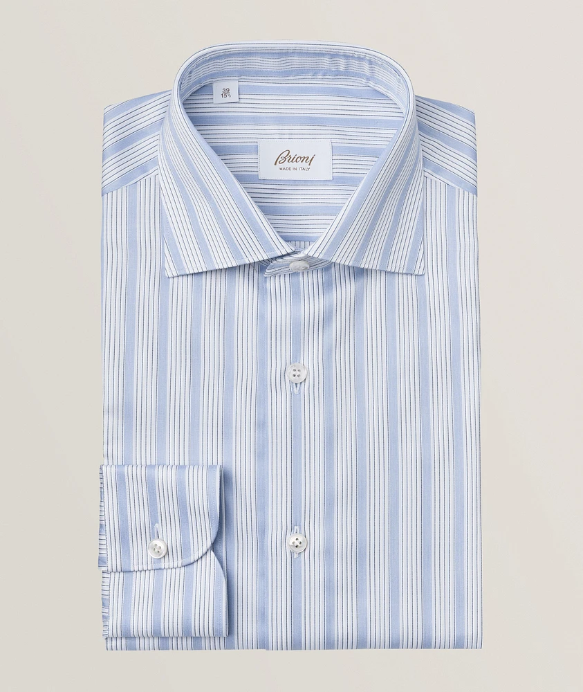 William Striped Cotton Dress Shirt