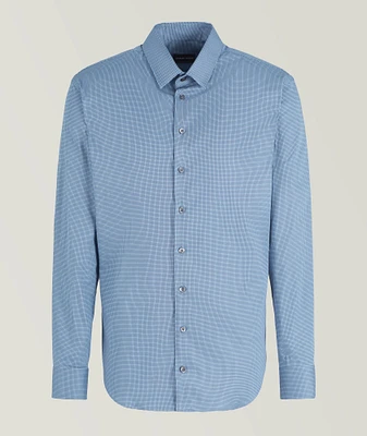 Micro-Print Dress Shirt