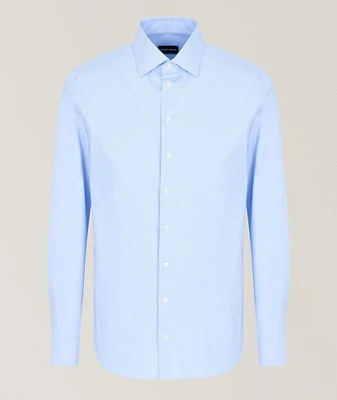 Micro-Armure Stretch-Cotton Shirt