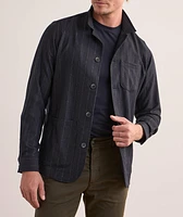 Stripe Wool Overshirt