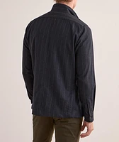 Stripe Wool Overshirt