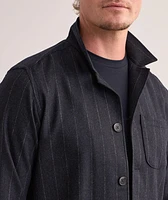 Stripe Wool Overshirt