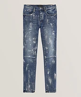 Angel Foil Skinny Jeans