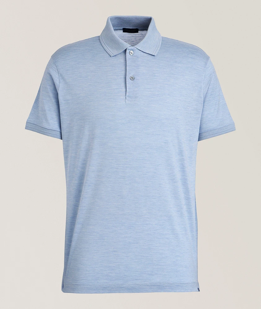 Cotton-Silk Polo Shirt