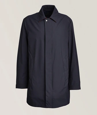 Lightweight Green Storm System Raincoat