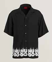 Smoke Logo Camp Shirt