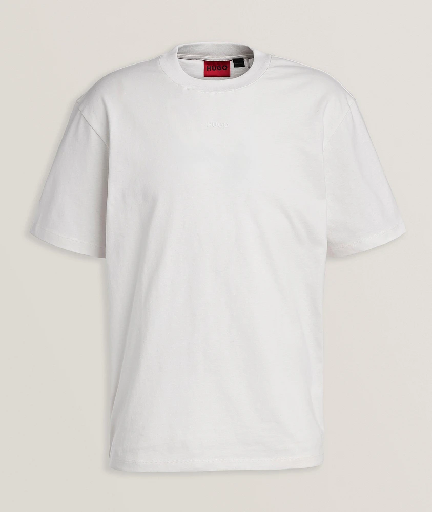 Embossed Logo Crewneck T-Shirt