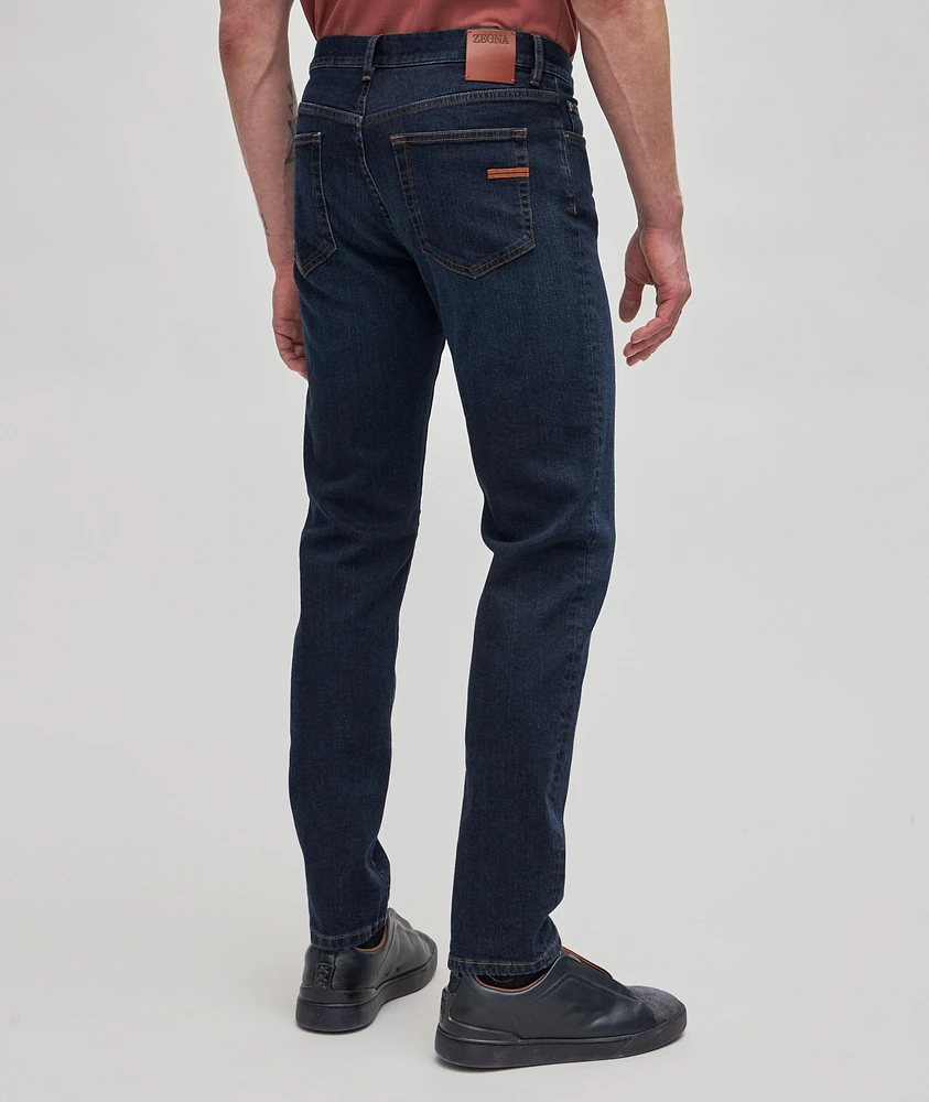 City Stretch-Cotton Five-Pocket Jeans