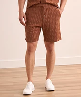 Augusto Terry Jacquard Shorts