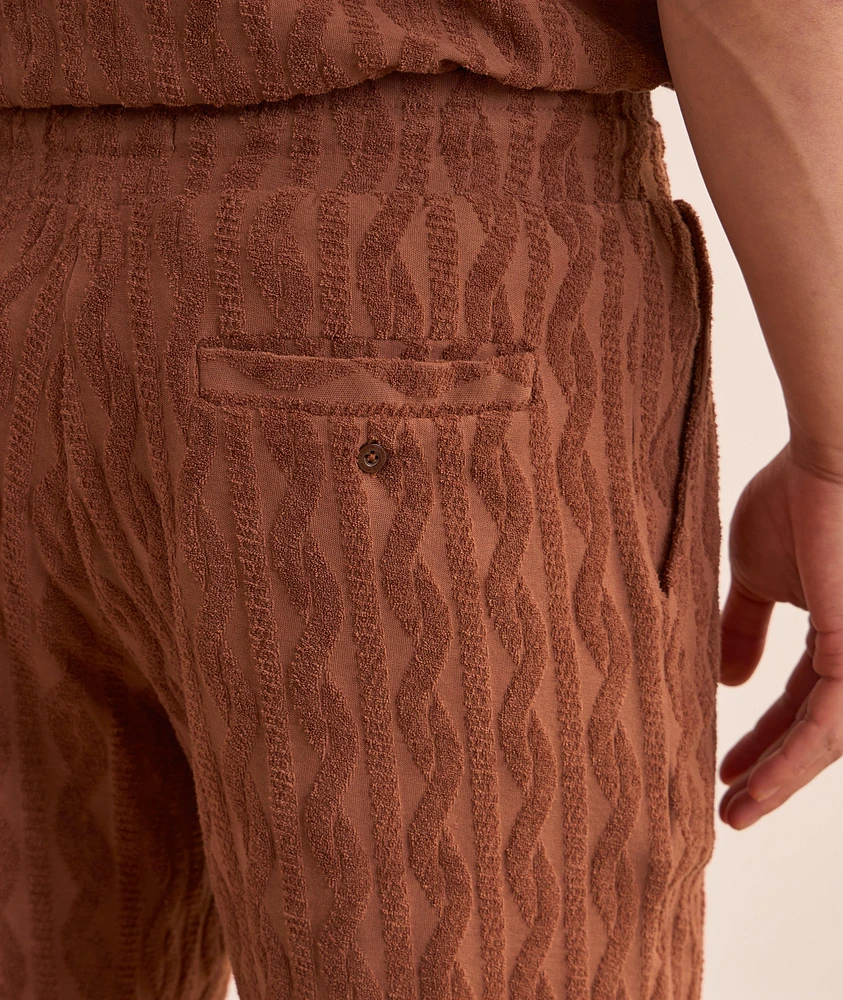 Augusto Terry Jacquard Shorts