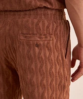 Augusto Terry Jacquard Shorts