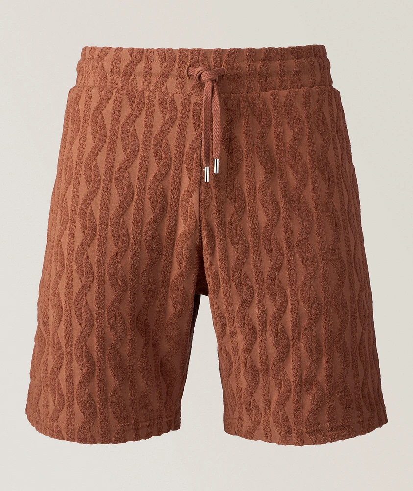 Augusto Terry Jacquard Shorts