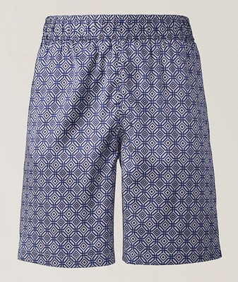 Palma Angra Trelica Printed Stretch-Silk Shorts
