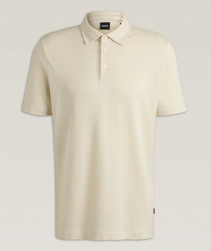 Lyocell-Cotton Piqué Polo