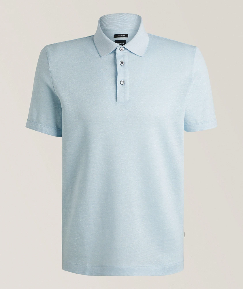 Linen-Cotton Polo