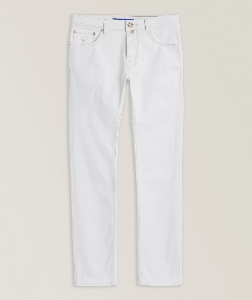 Bard Tile Patch Slim-Fit Jeans