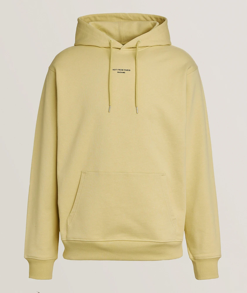 Le Slogan Classique Cotton Hooded Sweaters