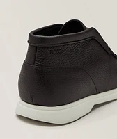 Sienne Grained Leather Desert Boots