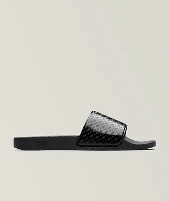 Aryeh Monogram Slide Sandals