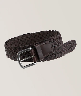 Woven-Leather Belt