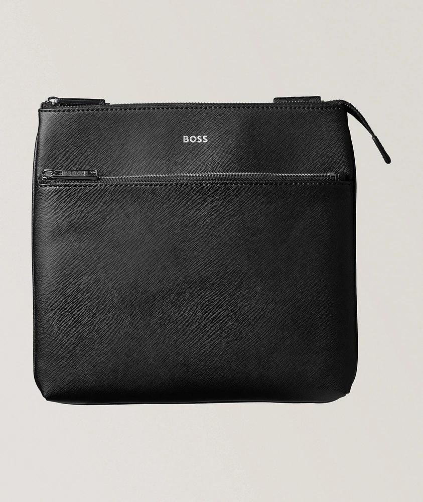 Zair Saffiano Leather Envelope Bag