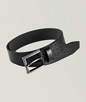 Barn Monogram Leather Belt