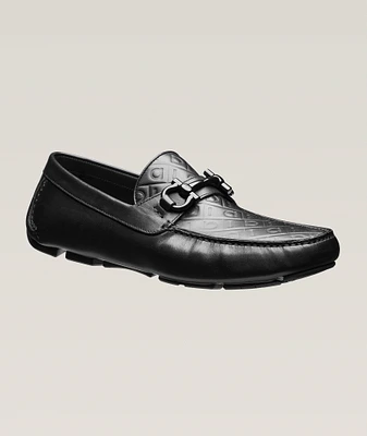 Parigi Monogram Leather Drivers