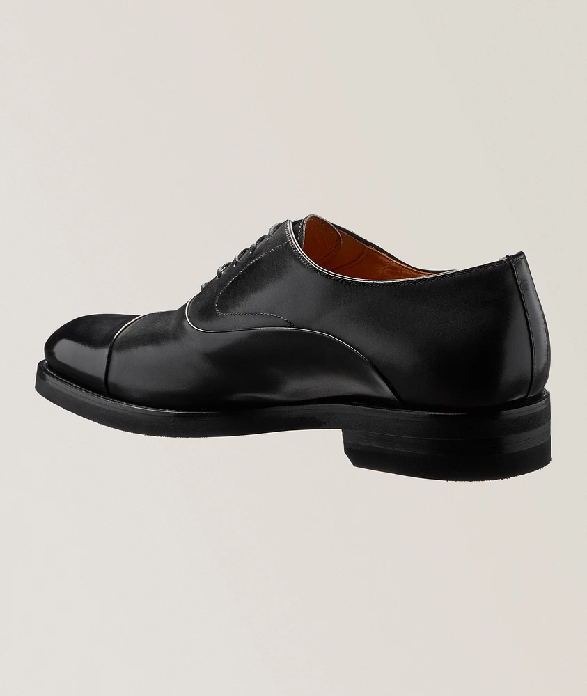 Omegga Cap-Toe Leather Oxfords