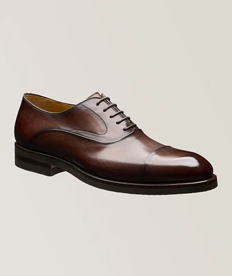 Omegga Burnished Leather Oxfords