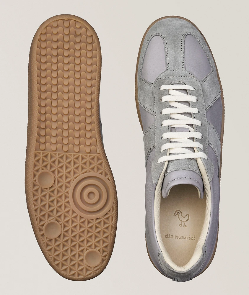 Grigio Nappa Leather & Suede Sneakers