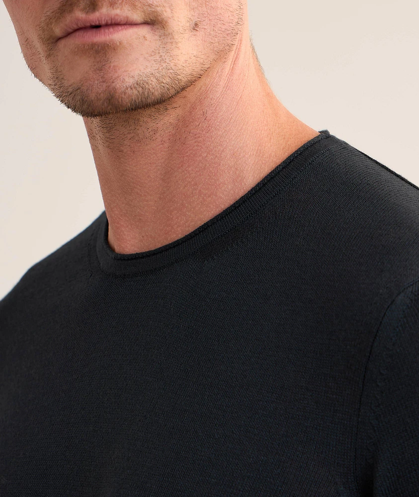 Knit Crewneck T-Shirt