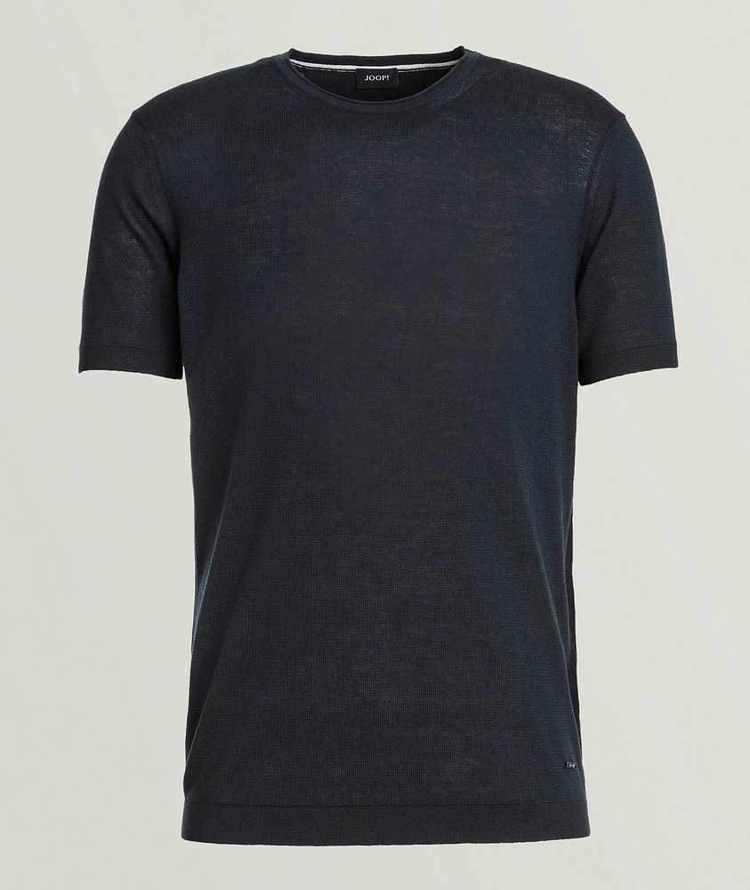 Knit Crewneck T-Shirt