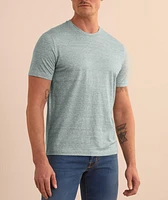 Virgin Wool-Linen Crewneck T-Shirt