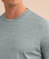 Virgin Wool-Linen Crewneck T-Shirt