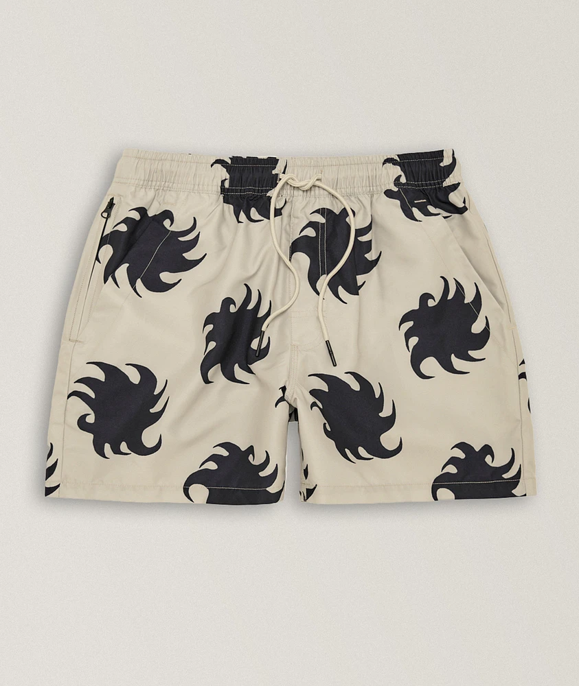 Gravel Ember Sunburst Swim Shorts