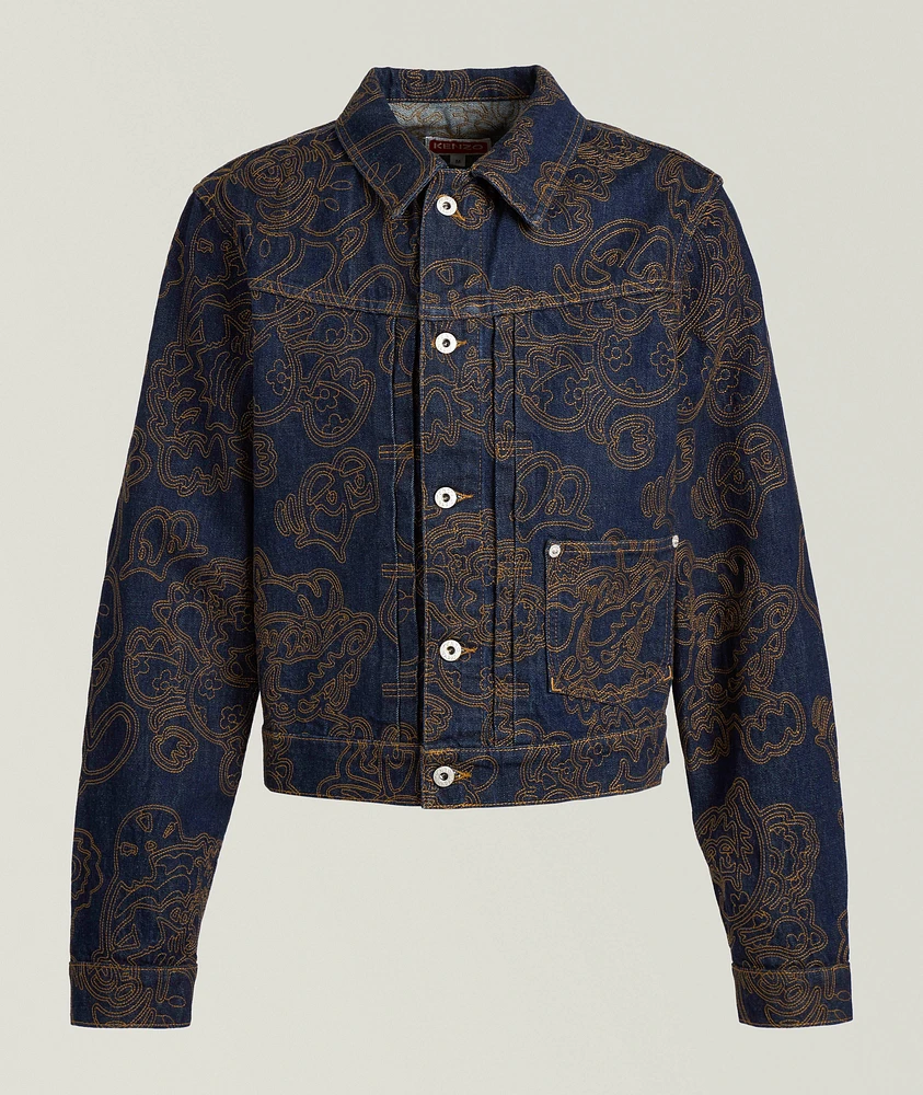 Kenzo By Verdy Embroidered Trucker Jacket