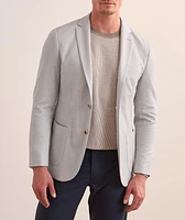 Virgin Wool-Blend Stitch Sport Jacket