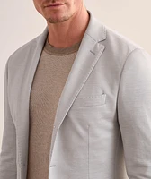 Virgin Wool-Blend Stitch Sport Jacket