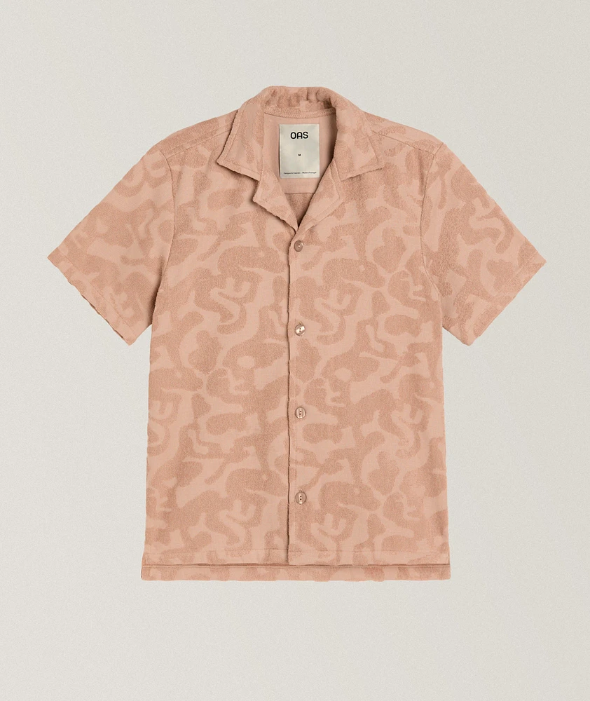 Jacquard Terry Camp Shirt