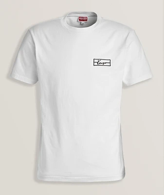 Text Logo Cotton T-Shirt