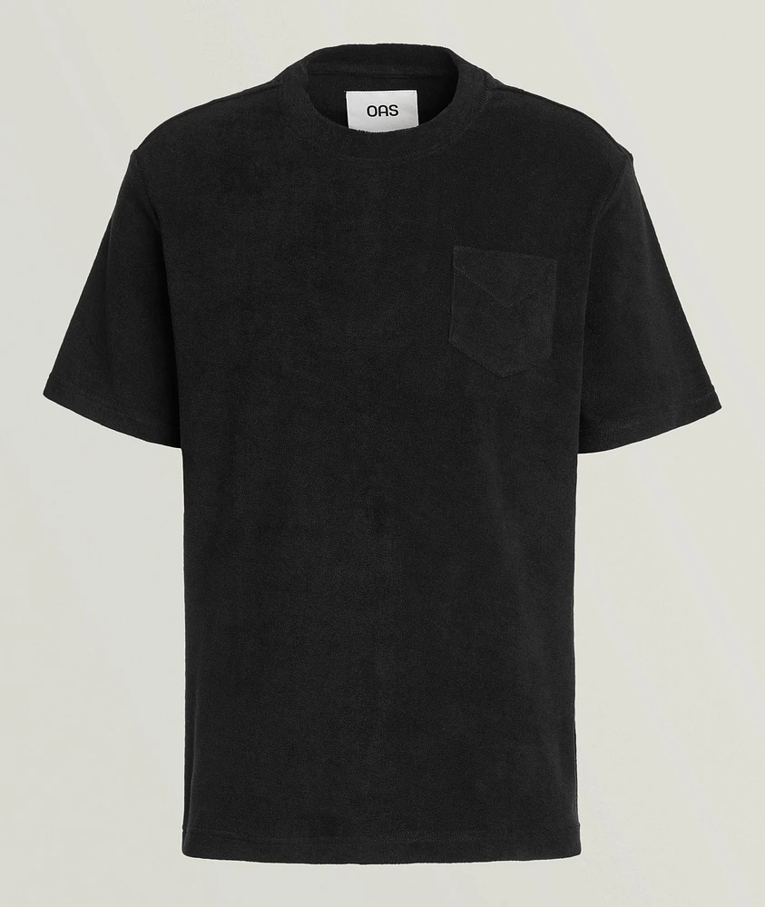 Terry Cotton Crewneck T-Shirt