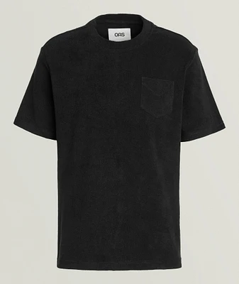 Terry Cotton Crewneck T-Shirt