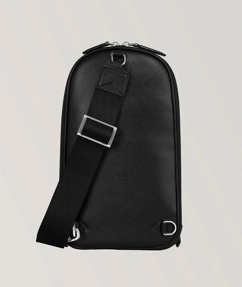 Sartorial Leather Sling Bag 