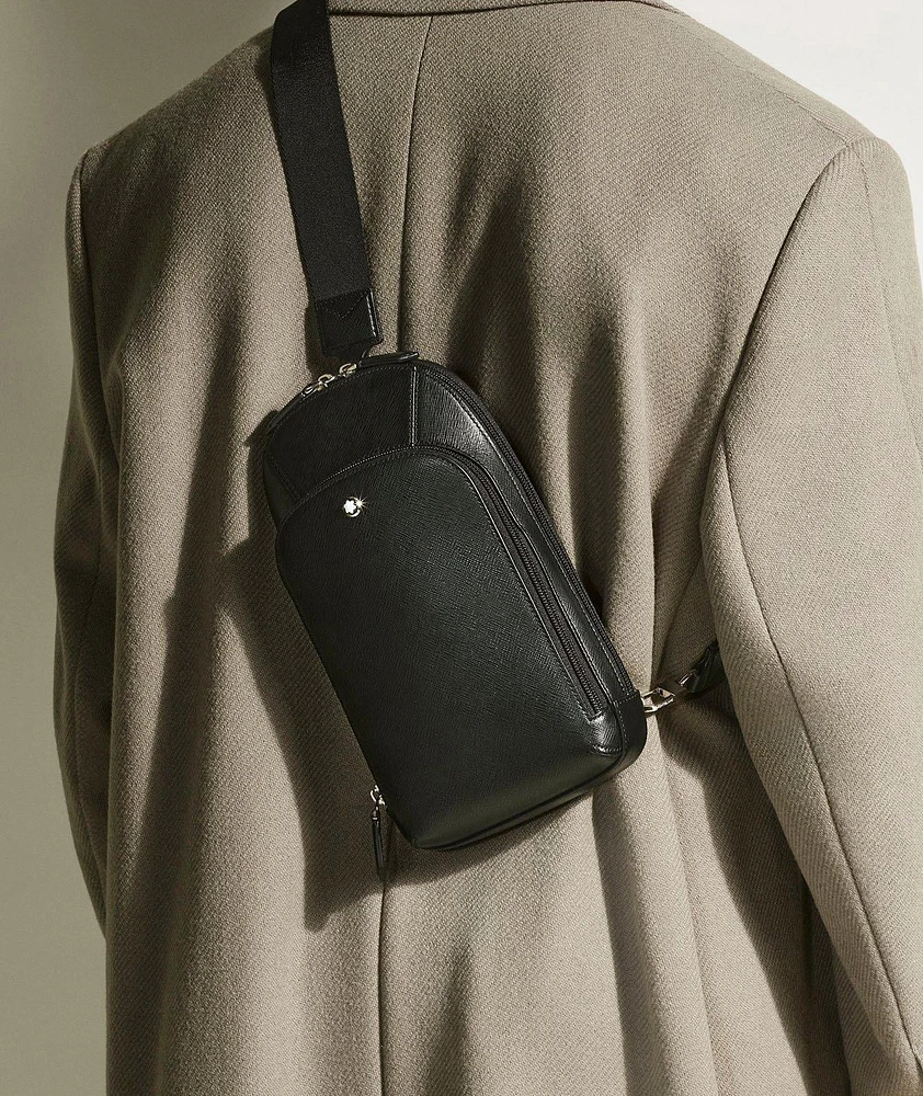 Sartorial Leather Sling Bag 
