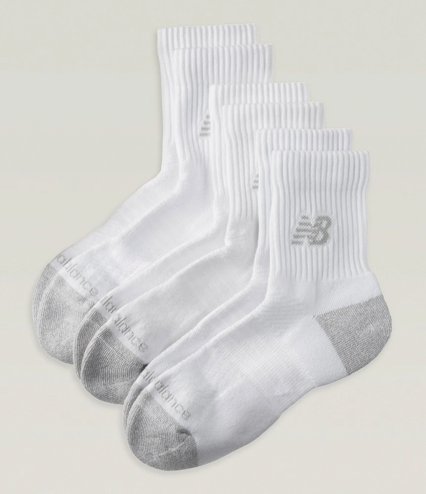 Three-Pack Active Quarter Socks