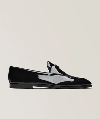 Venetian Logo Patent Leather Loafers