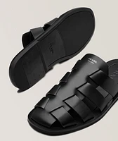 Leather Cage Sandals
